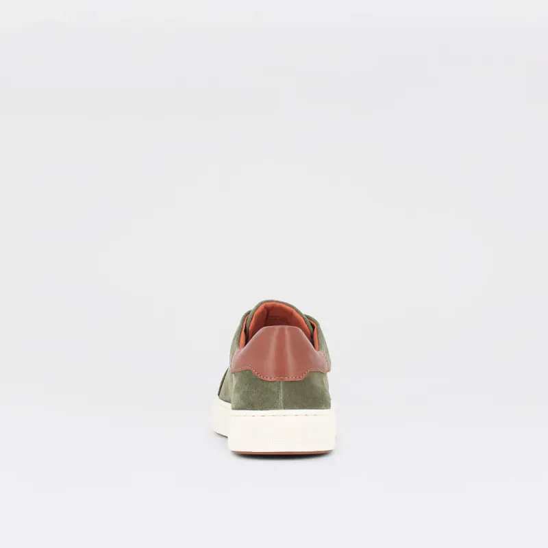 Candy - grønne sneakers til herre i semsket skinn