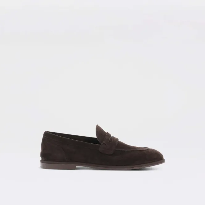 Hovedbilde Paris - coffee brun loafer til herre i semsket ...
