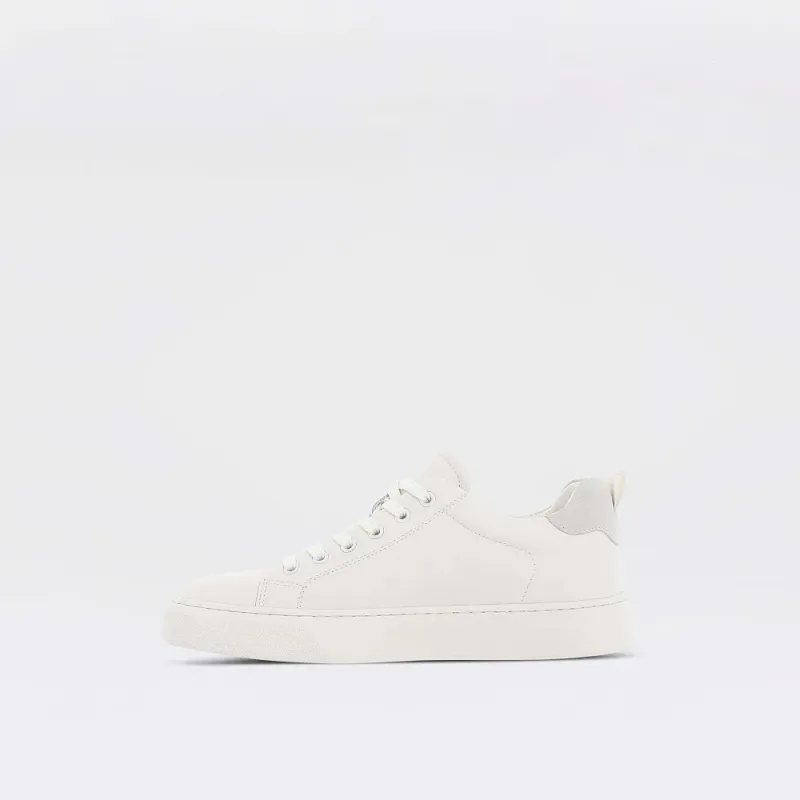 Legend - hvite sneakers til herre i skinn