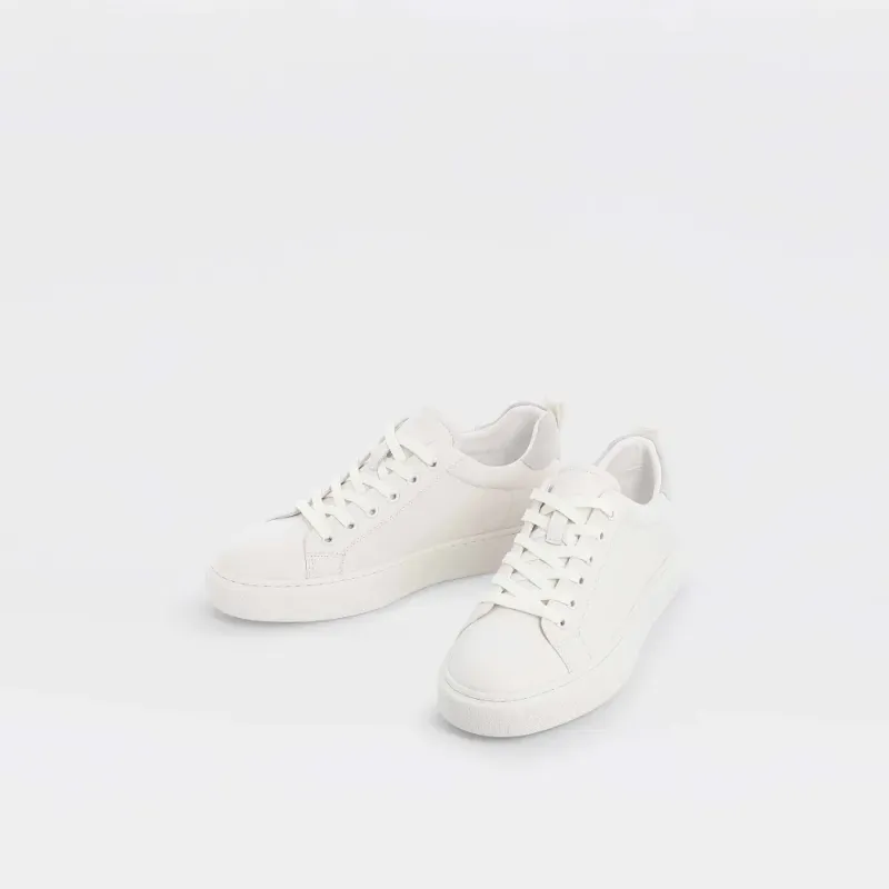 Legend - hvite sneakers til herre i skinn