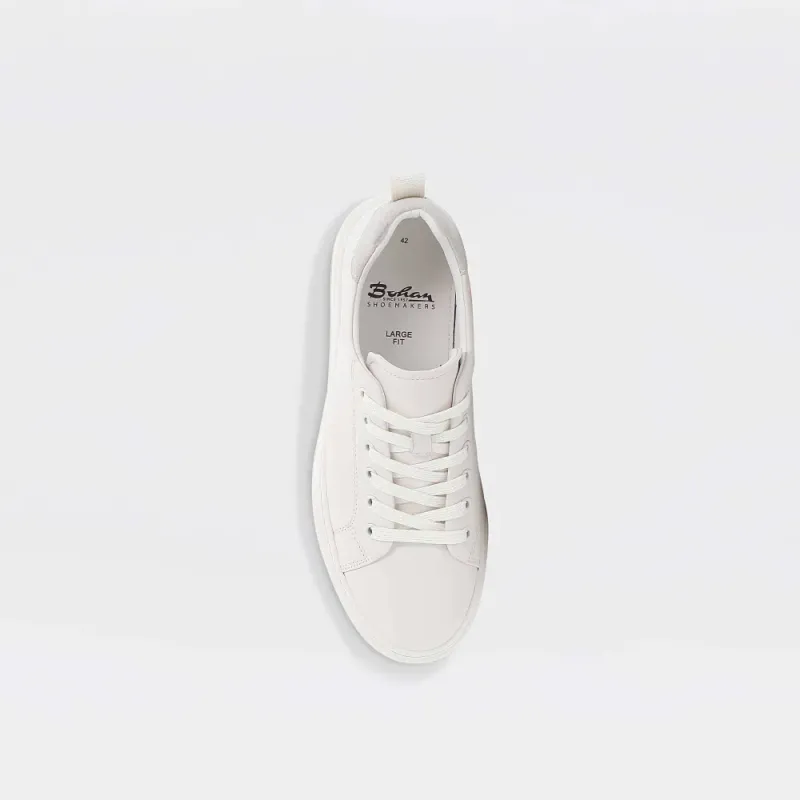 Legend - hvite sneakers til herre i skinn
