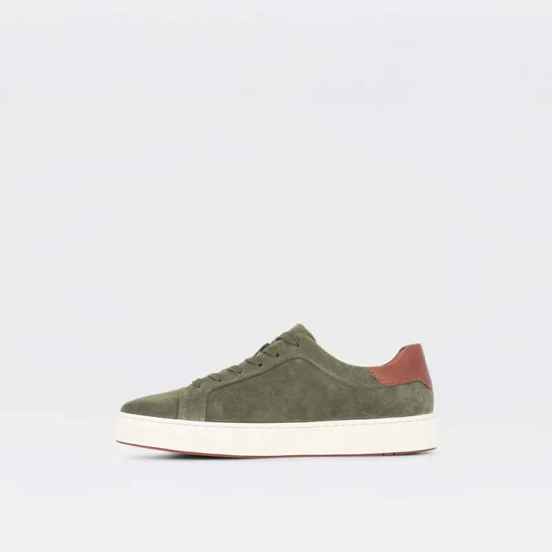 Candy - grønne sneakers til herre i semsket skinn
